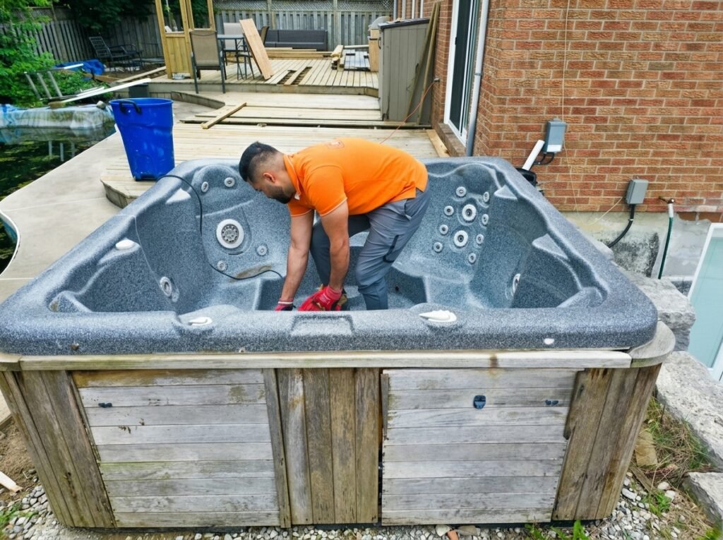 How Do I Remove an Old Hot Tub Without Damaging My Yard