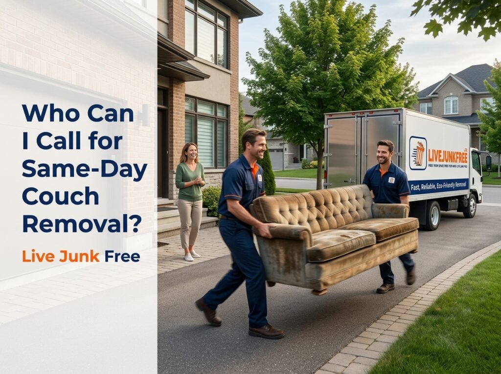 who can i call for same-day couch removal