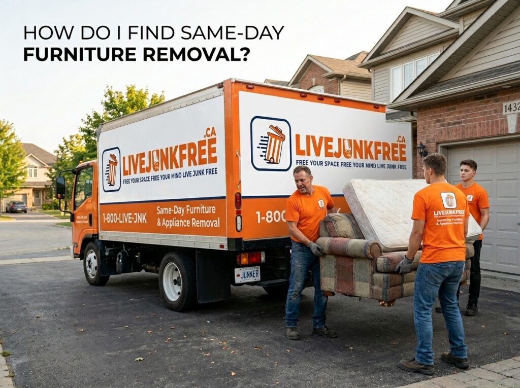 How Do I Find Same-Day Furniture Removal