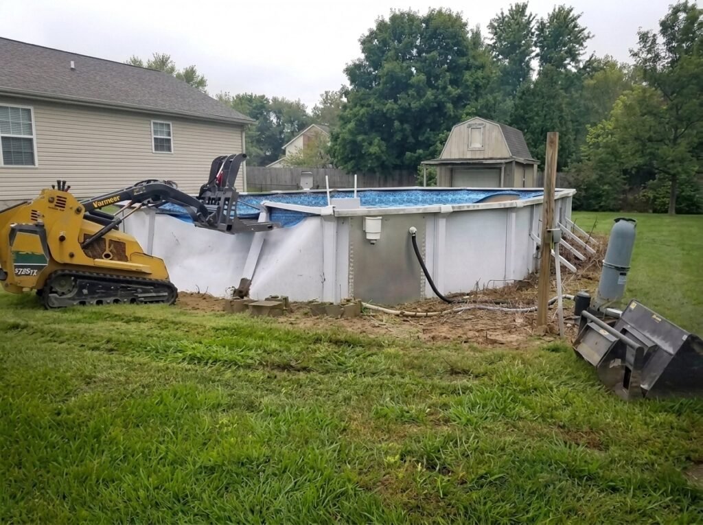 Above Ground Pool Demolition Services