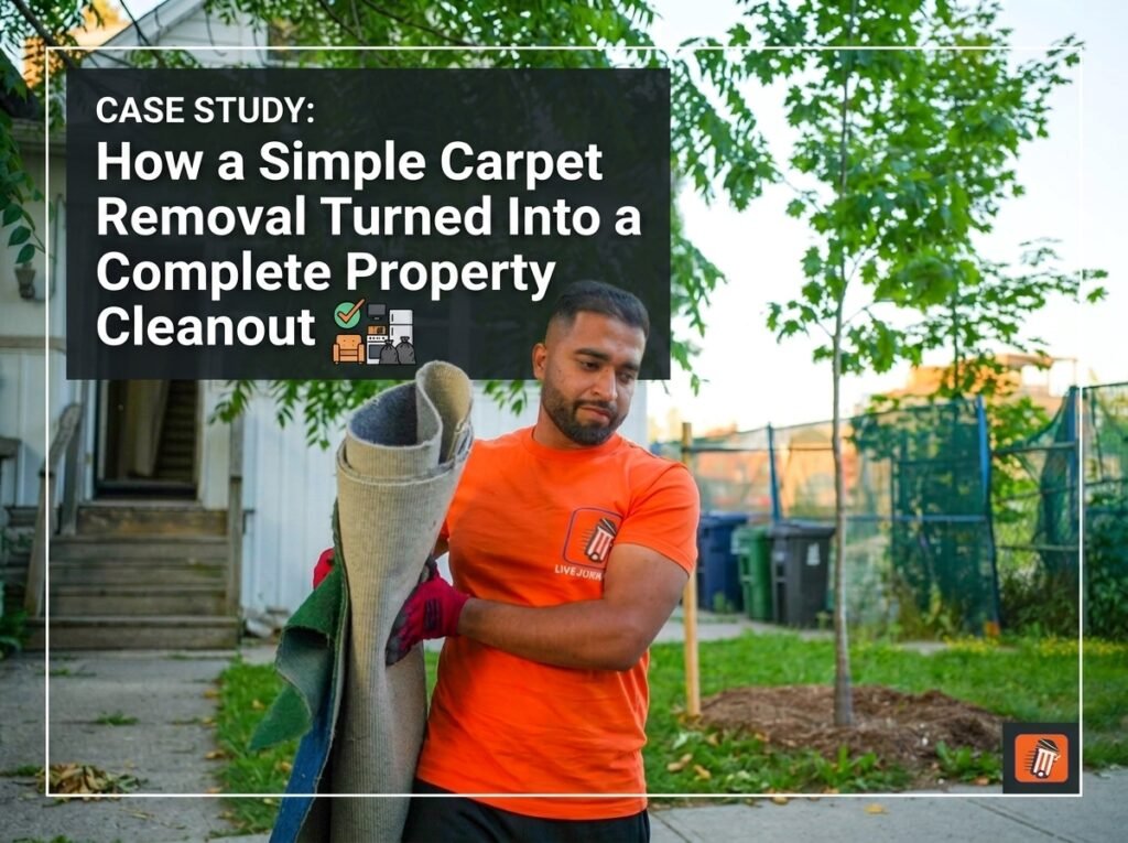 Case Study How a Simple Carpet Removal Turned Into a Complete Property Cleanout