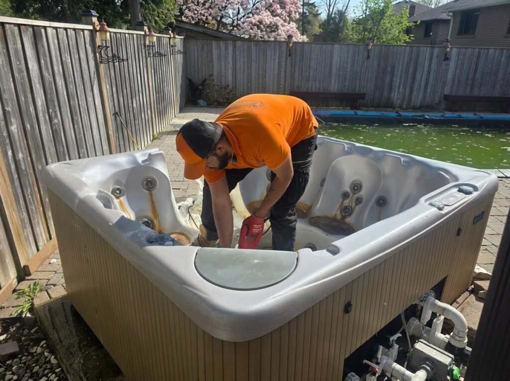 Hot Tub Removal Services in Aurora