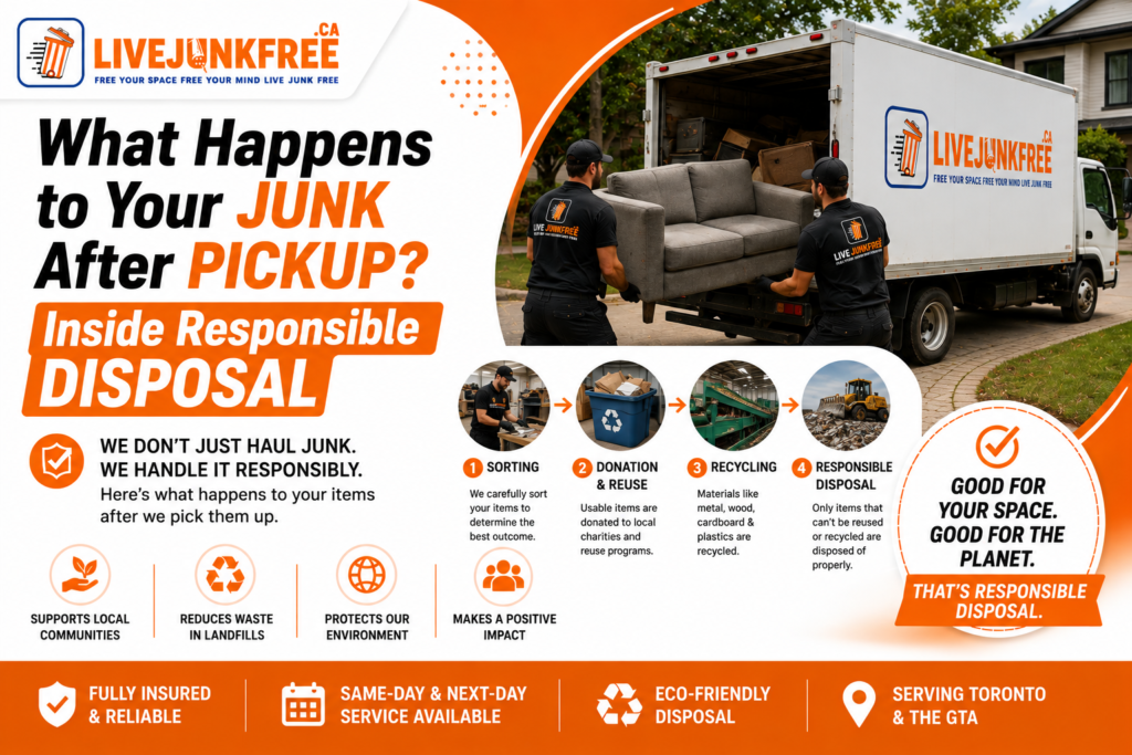 What Happens to Your Junk After Pickup Inside Responsible Disposal