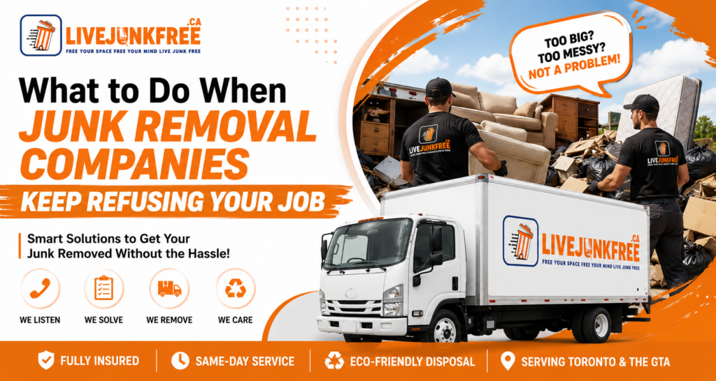 What to Do When Junk Removal Companies Keep Refusing Your Job