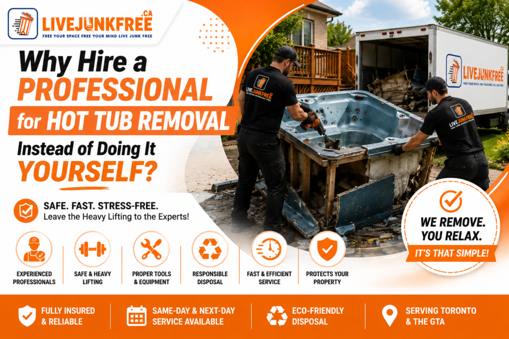 Why Hire a Professional for Hot Tub Removal Instead of Doing It Yourself