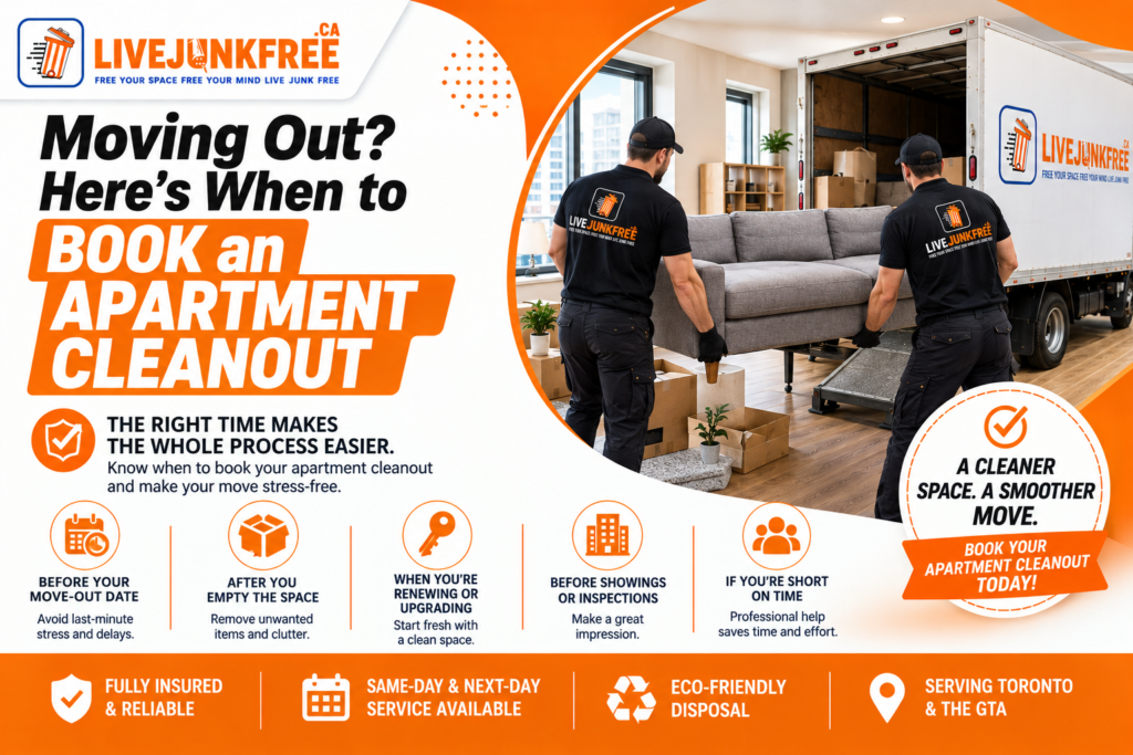 Moving Out? Here's When to Book an Apartment Cleanout