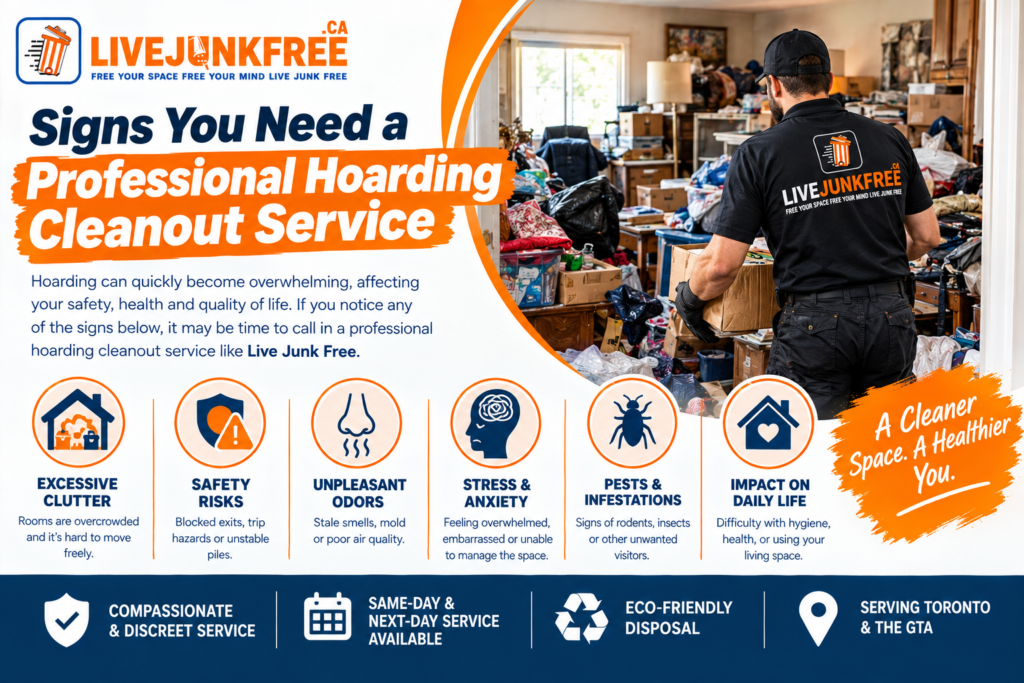 Signs You Need a Professional Hoarding Cleanout Service