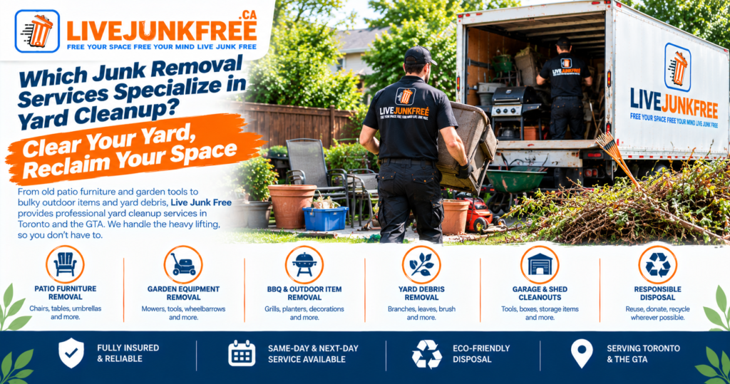 which junk removal services specialize in yard cleanup